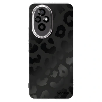 Picasee διαφανής θήκη σιλικόνης Honor 200 Pro 5G - Midnight Leopard