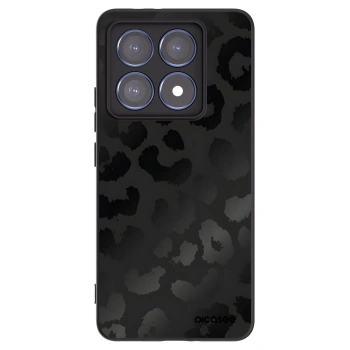 Picasee Μαύρη θήκη σιλικόνης για Xiaomi 14T Pro - Midnight Leopard
