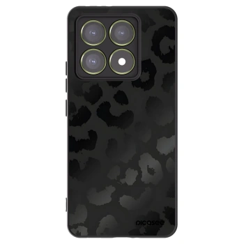 Picasee Μαύρη θήκη σιλικόνης για Xiaomi 14T - Midnight Leopard