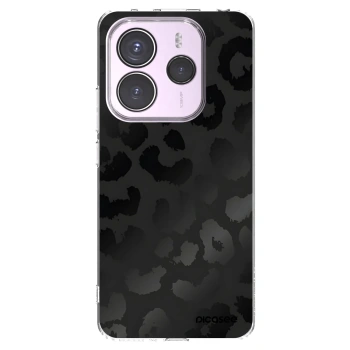 Picasee διαφανής θήκη σιλικόνης Xiaomi Redmi Note 14 5G - Midnight Leopard