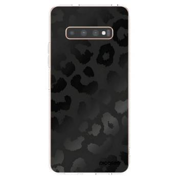 Picasee διαφανής θήκη σιλικόνης Samsung Galaxy S10 Plus G975 - Midnight Leopard