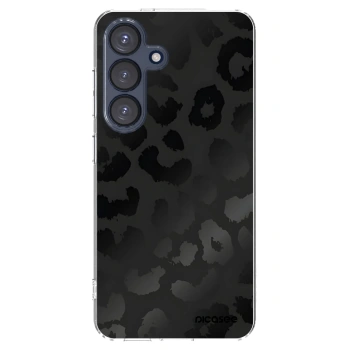 Picasee διαφανής θήκη σιλικόνης Samsung Galaxy S25 5G - Midnight Leopard
