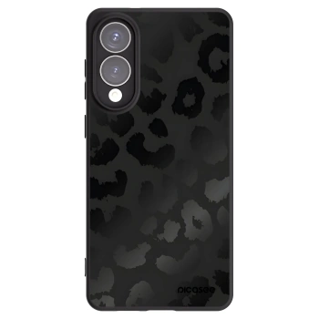 Picasee Μαύρη θήκη σιλικόνης για Samsung Galaxy S25 Edge 5G - Midnight Leopard