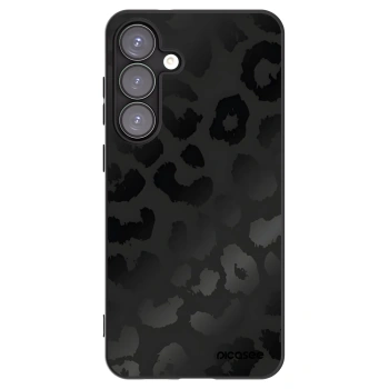 Picasee Μαύρη θήκη σιλικόνης για Samsung Galaxy S25+ 5G - Midnight Leopard