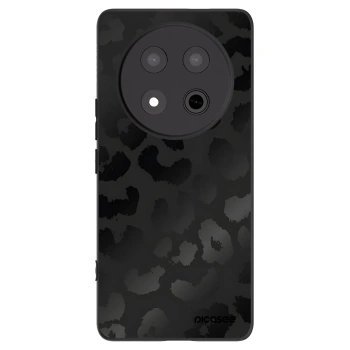 Picasee Μαύρη θήκη σιλικόνης για Honor Magic7 Lite 5G - Midnight Leopard