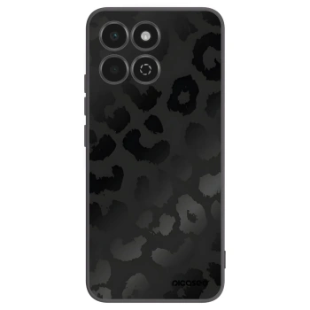 Picasee Μαύρη θήκη σιλικόνης για Honor 200 Smart 5G - Midnight Leopard