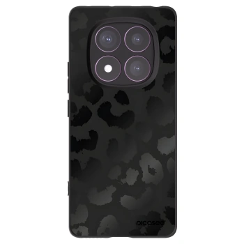 Picasee Μαύρη θήκη σιλικόνης για Xiaomi Redmi Note 14 Pro 4G - Midnight Leopard