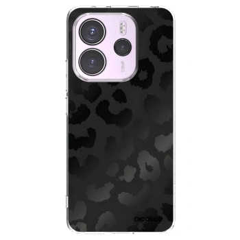 Picasee διαφανής θήκη σιλικόνης Xiaomi Redmi Note 14 4G - Midnight Leopard