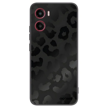 Picasee Μαύρη θήκη σιλικόνης για Motorola Moto G05 - Midnight Leopard