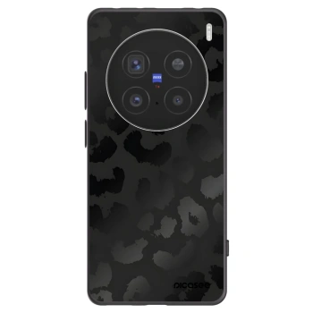 Picasee Μαύρη θήκη σιλικόνης για Vivo X200 Pro - Midnight Leopard
