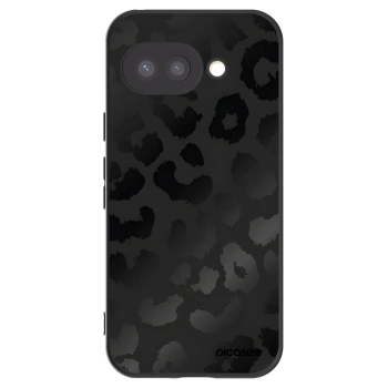 Picasee Μαύρη θήκη σιλικόνης για Google Pixel 9a - Midnight Leopard