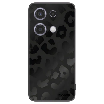 Picasee Μαύρη θήκη σιλικόνης για Xiaomi Redmi Note 14S - Midnight Leopard