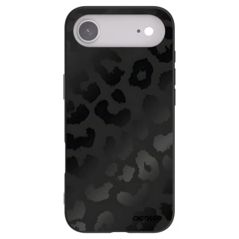 Picasee Μαύρη θήκη σιλικόνης για Apple iPhone Air - Midnight Leopard