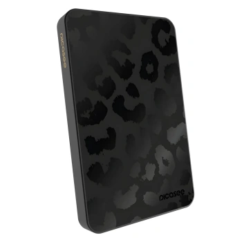 Powerbank με MagSafe 5 000 mAh Γκρί - Midnight Leopard