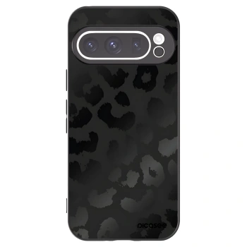 Picasee Μαύρη θήκη σιλικόνης για Google Pixel 9 Pro XL - Midnight Leopard