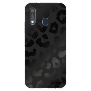 Picasee διαφανής θήκη σιλικόνης Samsung Galaxy A40 A405F - Midnight Leopard