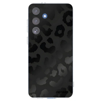 Picasee διαφανής θήκη σιλικόνης Samsung Galaxy S25 FE 5G - Midnight Leopard
