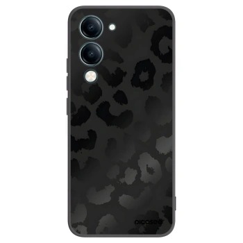 Picasee Μαύρη θήκη σιλικόνης για Vivo Y29s 5G - Midnight Leopard