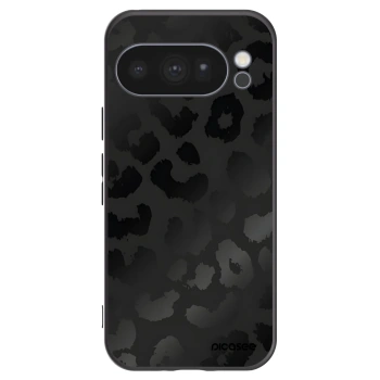 Picasee Μαύρη θήκη σιλικόνης για Google Pixel 10 Pro - Midnight Leopard