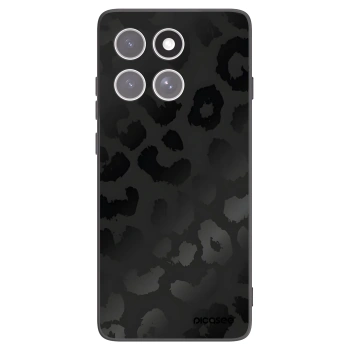 Picasee Μαύρη θήκη σιλικόνης για Motorola Edge 60 Fusion - Midnight Leopard