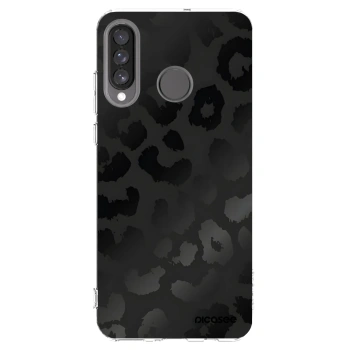 Picasee διαφανής θήκη σιλικόνης Huawei P30 Lite - Midnight Leopard