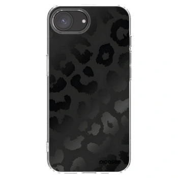 Picasee διαφανής θήκη σιλικόνης Apple iPhone 17e - Midnight Leopard