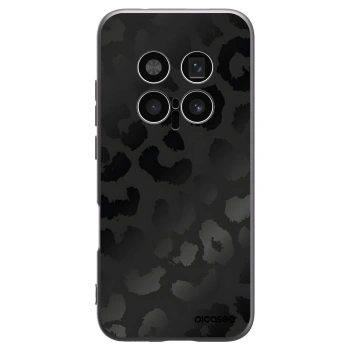 Picasee Μαύρη θήκη σιλικόνης για Honor Magic8 Pro 5G - Midnight Leopard