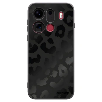 Picasee Μαύρη θήκη σιλικόνης για OPPO Find X9 Pro - Midnight Leopard