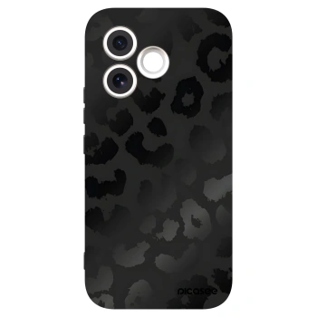 Picasee Μαύρη θήκη σιλικόνης για Honor 600 Lite - Midnight Leopard
