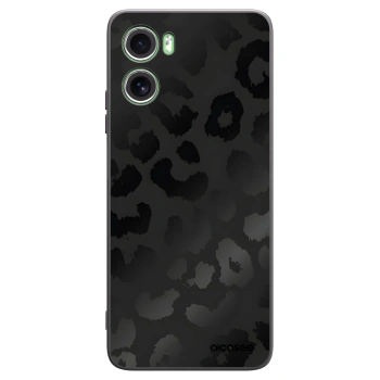 Picasee Μαύρη θήκη σιλικόνης για Motorola Moto G06 - Midnight Leopard