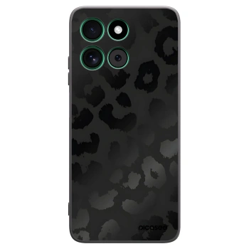 Picasee Μαύρη θήκη σιλικόνης για Motorola Moto G57 Power - Midnight Leopard