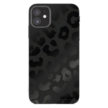 Picasee διαφανής θήκη σιλικόνης Apple iPhone 11 - Midnight Leopard