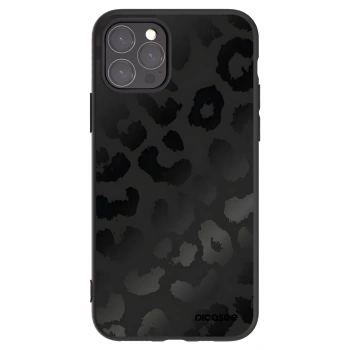 Picasee Μαύρη θήκη σιλικόνης για Apple iPhone 11 Pro - Midnight Leopard