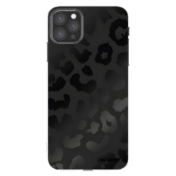 Picasee διαφανής θήκη σιλικόνης Apple iPhone 11 Pro Max - Midnight Leopard