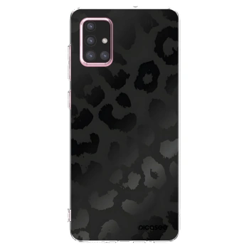 Picasee διαφανής θήκη σιλικόνης Samsung Galaxy A71 A715F - Midnight Leopard