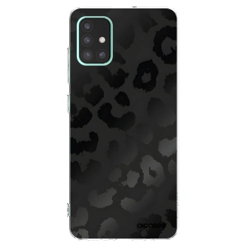 Picasee διαφανής θήκη σιλικόνης Samsung Galaxy A51 A515F - Midnight Leopard