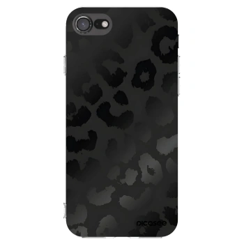 Picasee διαφανής θήκη σιλικόνης Apple iPhone SE 2020 - Midnight Leopard