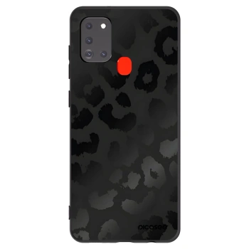 Picasee Μαύρη θήκη σιλικόνης για Samsung Galaxy A21s - Midnight Leopard