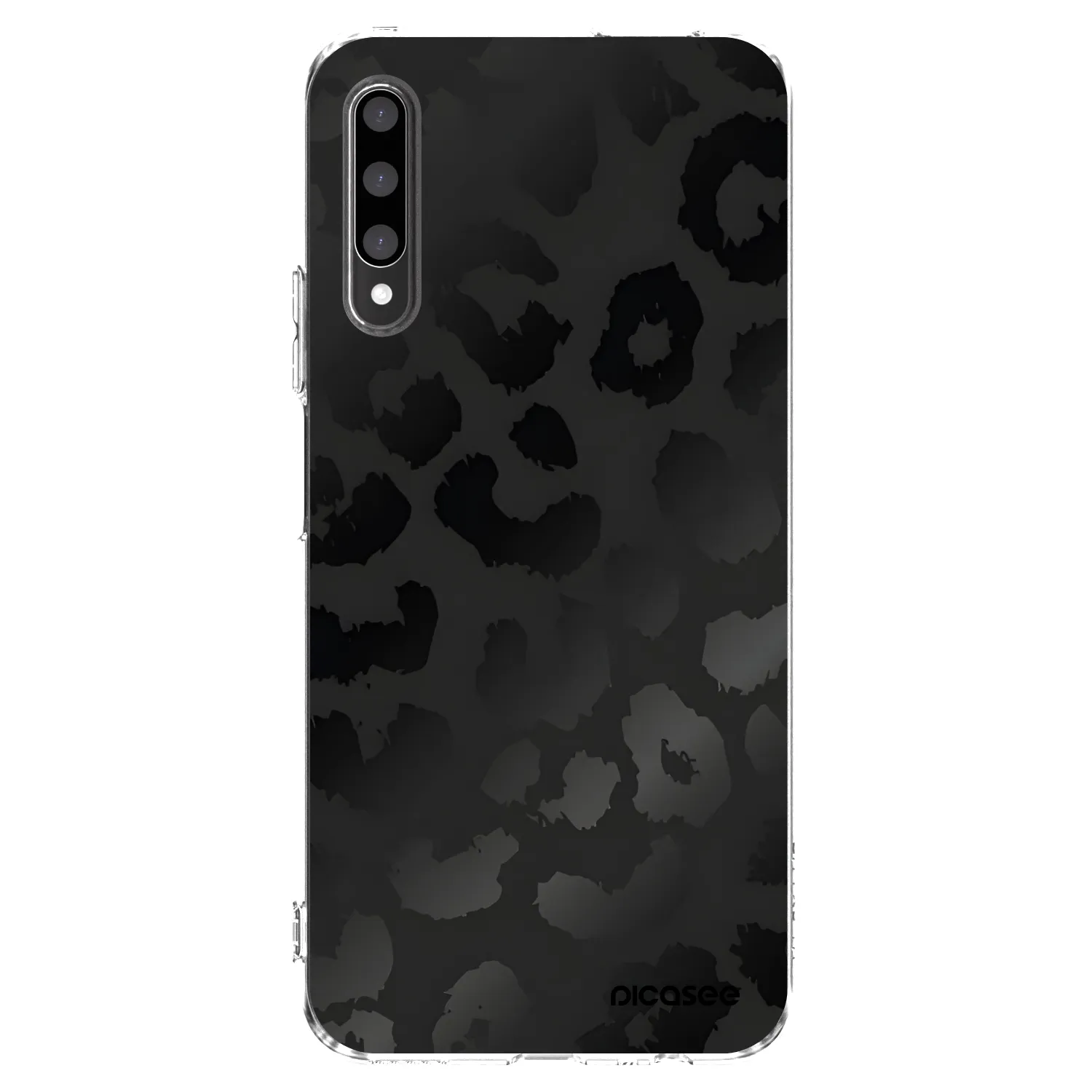Picasee διαφανής θήκη σιλικόνης Honor 9X Pro - Midnight Leopard