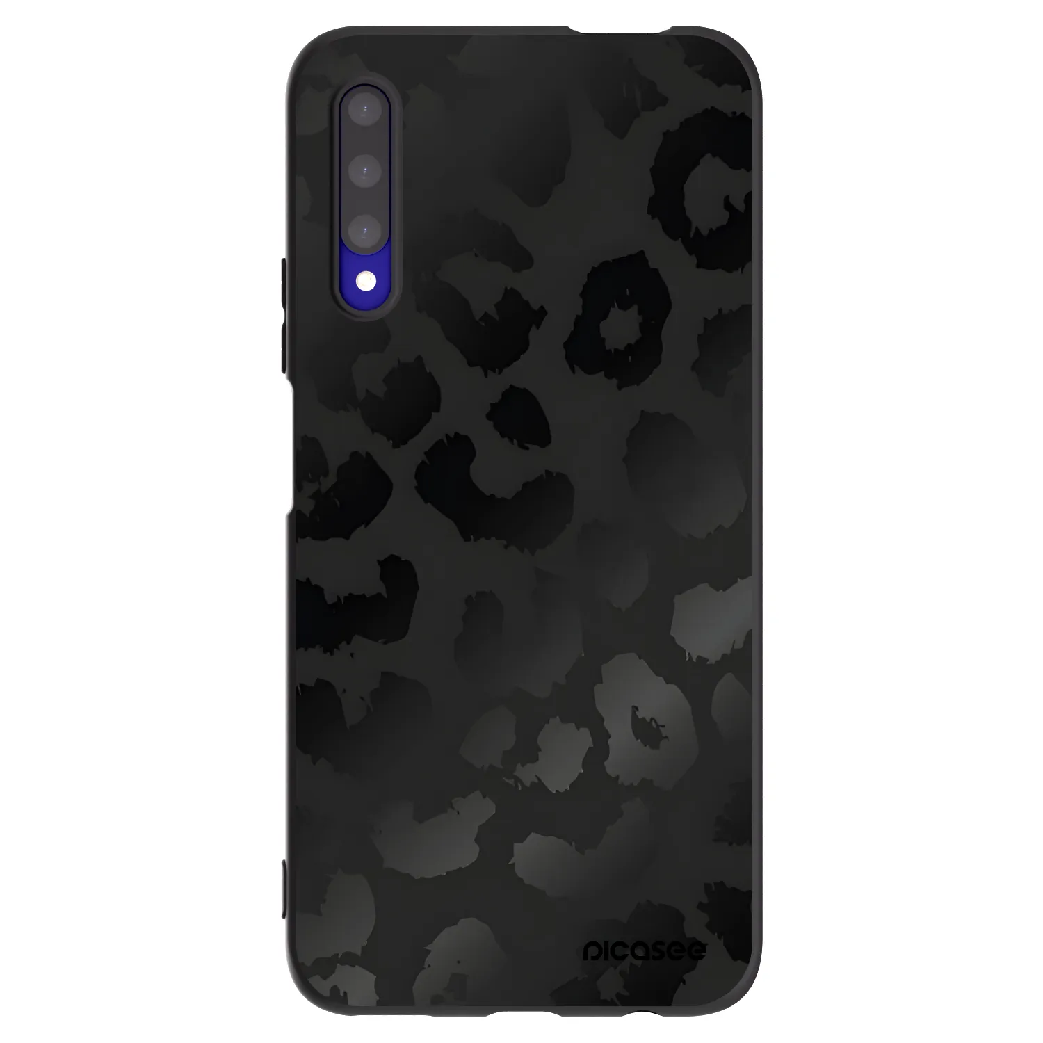 Picasee Μαύρη θήκη σιλικόνης για Honor 9X Pro - Midnight Leopard