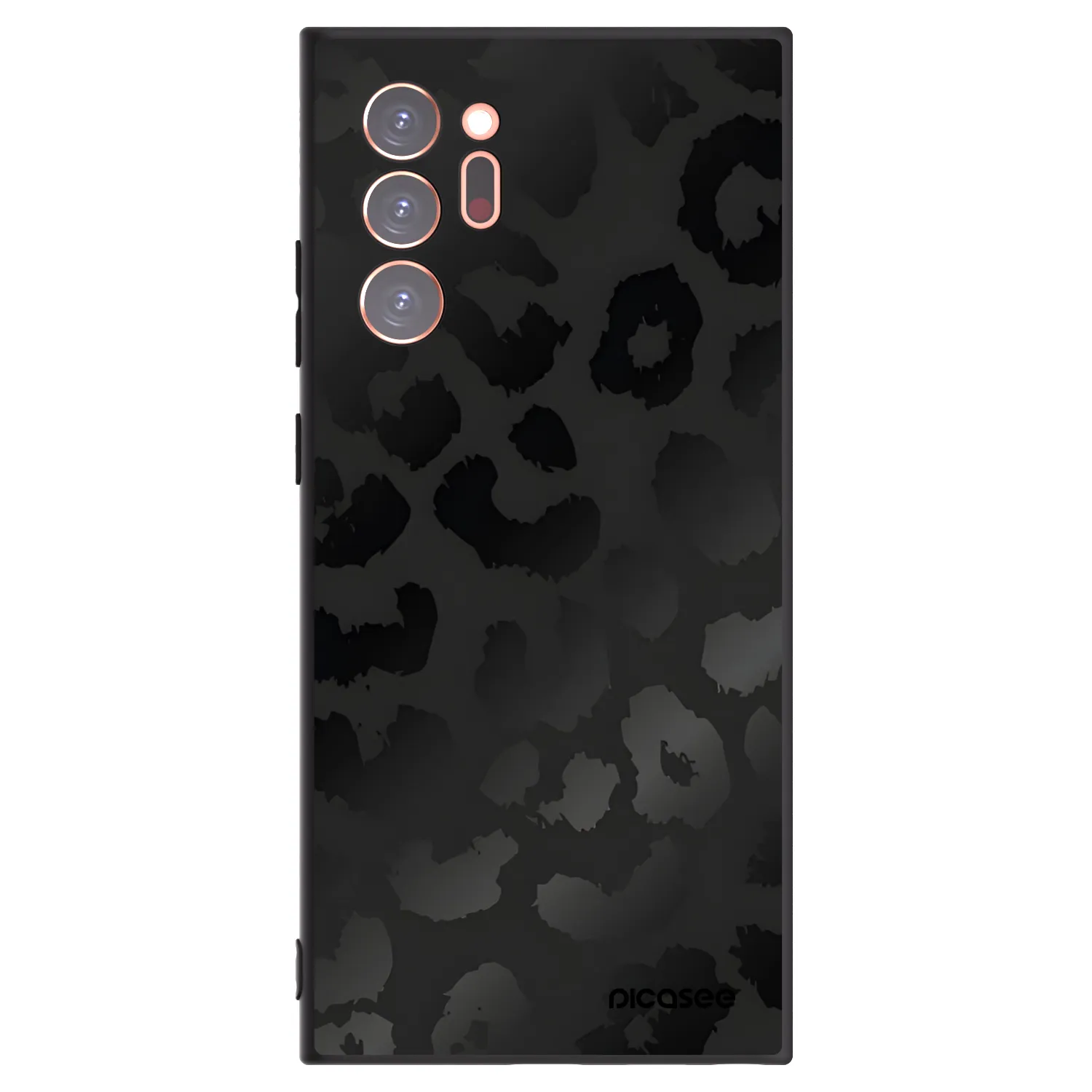 Picasee Μαύρη θήκη σιλικόνης για Samsung Galaxy Note 20 Ultra - Midnight Leopard