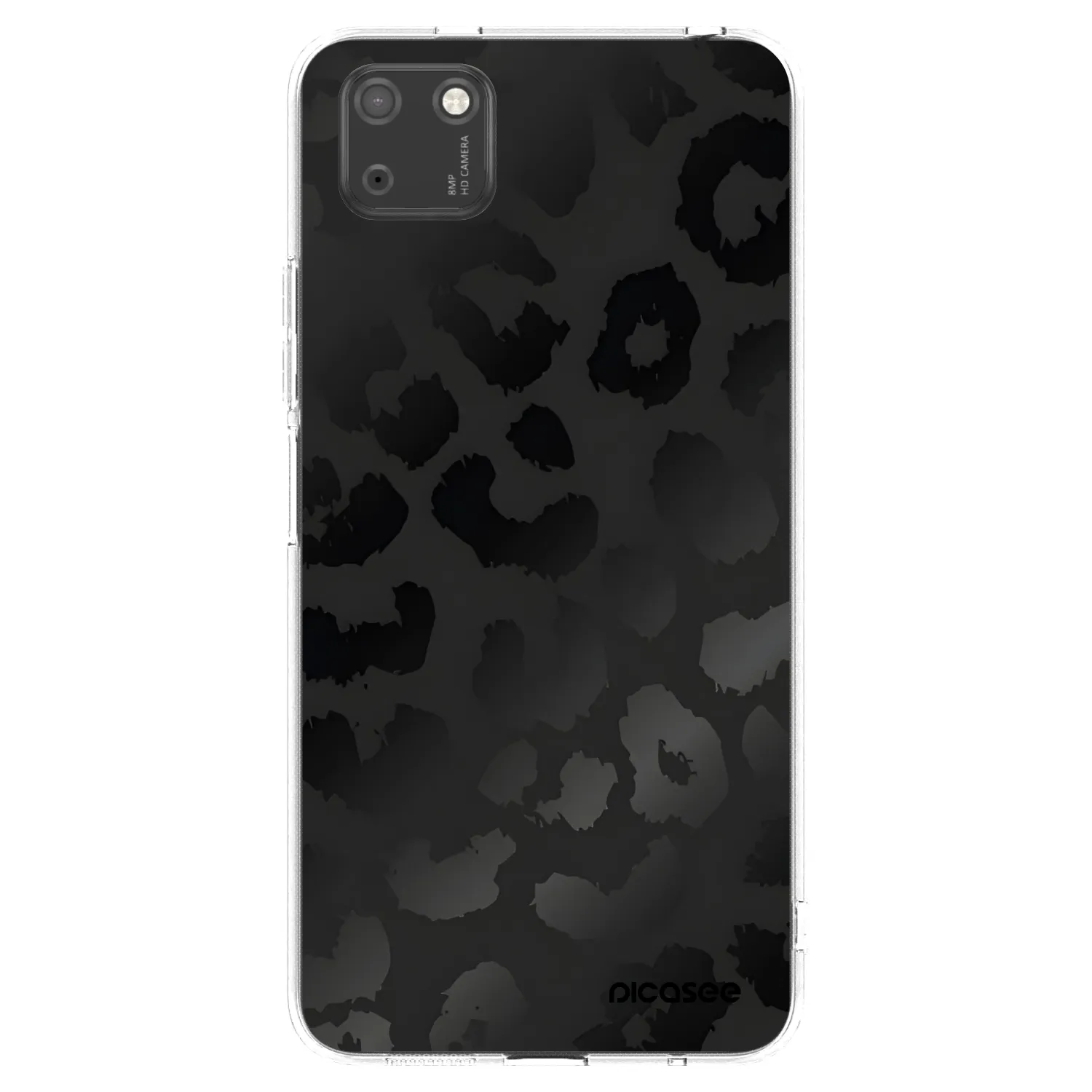 Picasee διαφανής θήκη σιλικόνης Huawei Y5P - Midnight Leopard