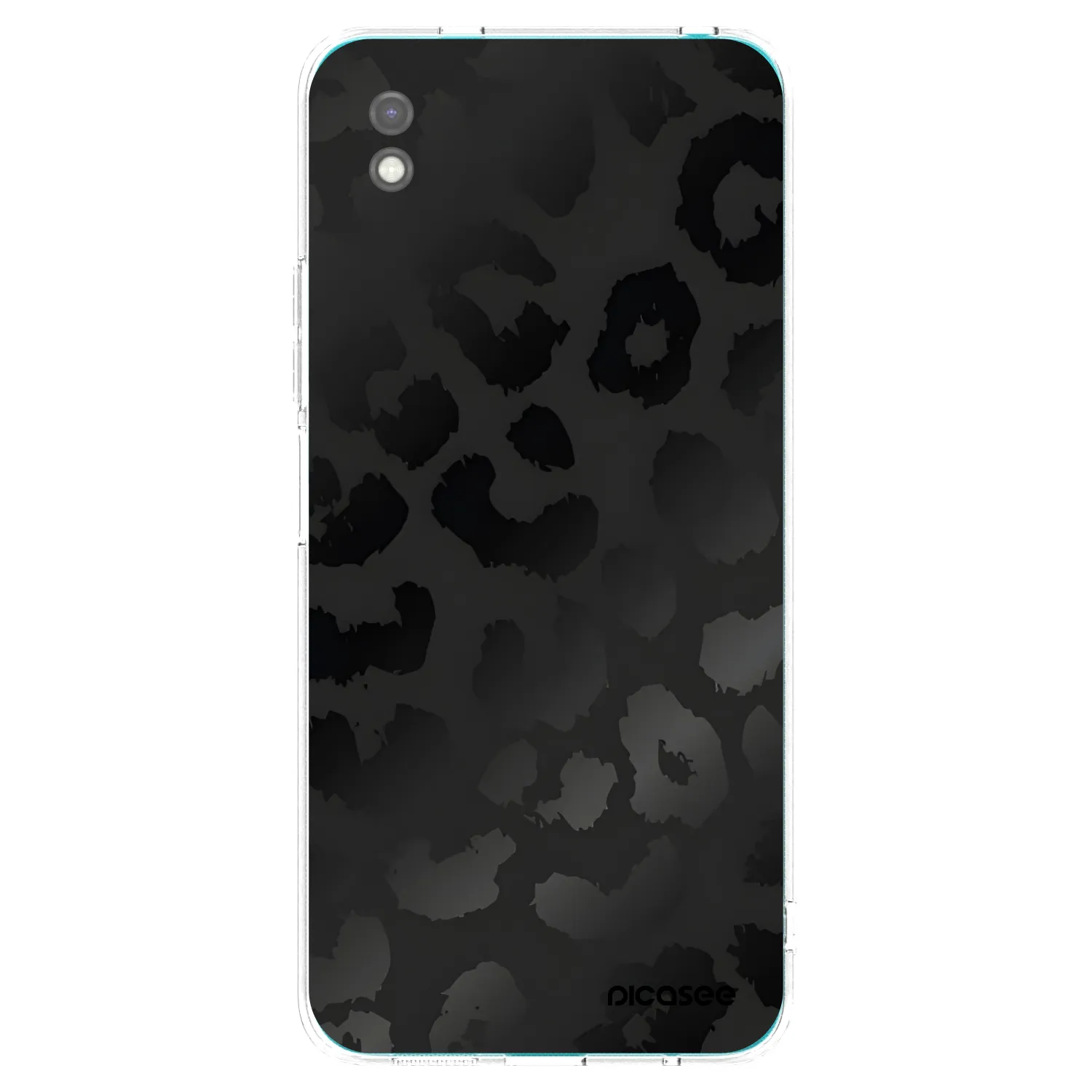 Picasee Μαύρη θήκη σιλικόνης για Xiaomi Redmi 9A - Midnight Leopard