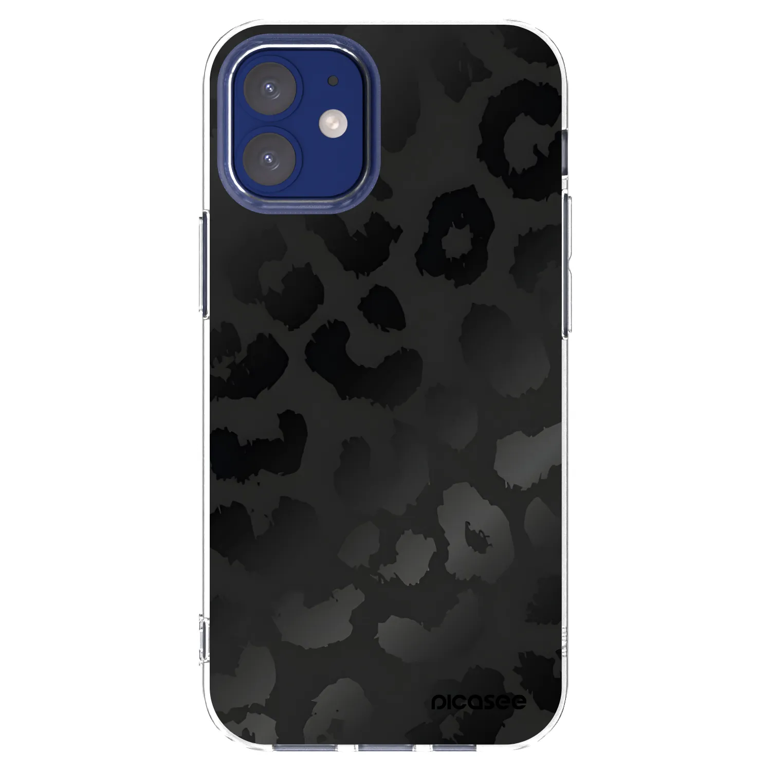 Picasee διαφανής θήκη σιλικόνης Apple iPhone 12 mini - Midnight Leopard