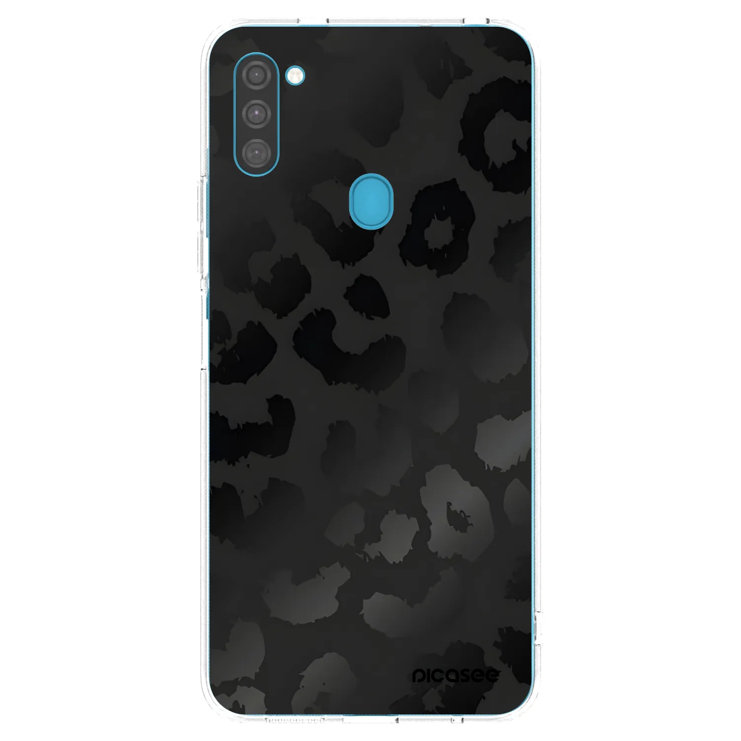 Picasee διαφανής θήκη σιλικόνης Samsung Galaxy M11 - Midnight Leopard