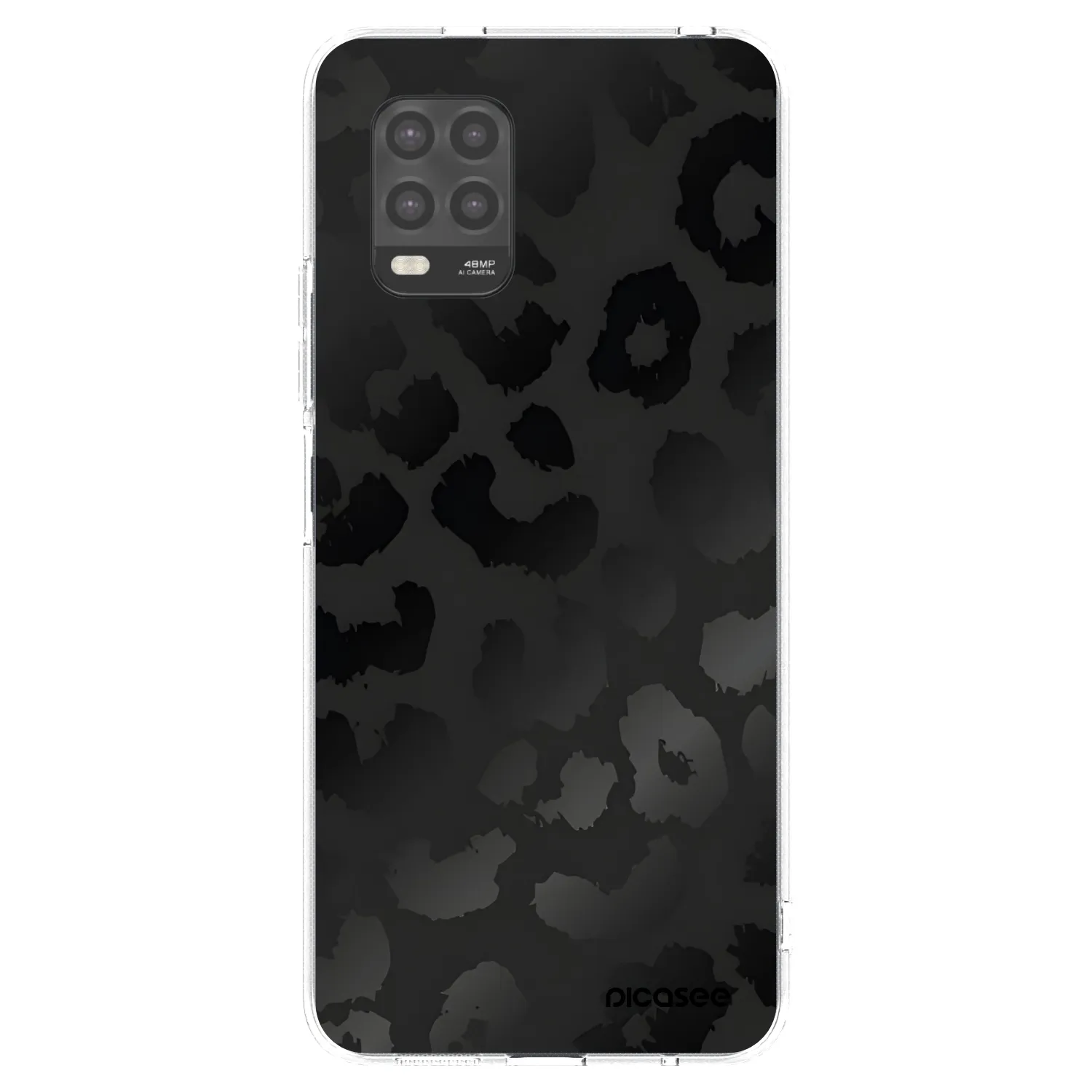 Picasee διαφανής θήκη σιλικόνης Xiaomi Mi 10 Lite - Midnight Leopard