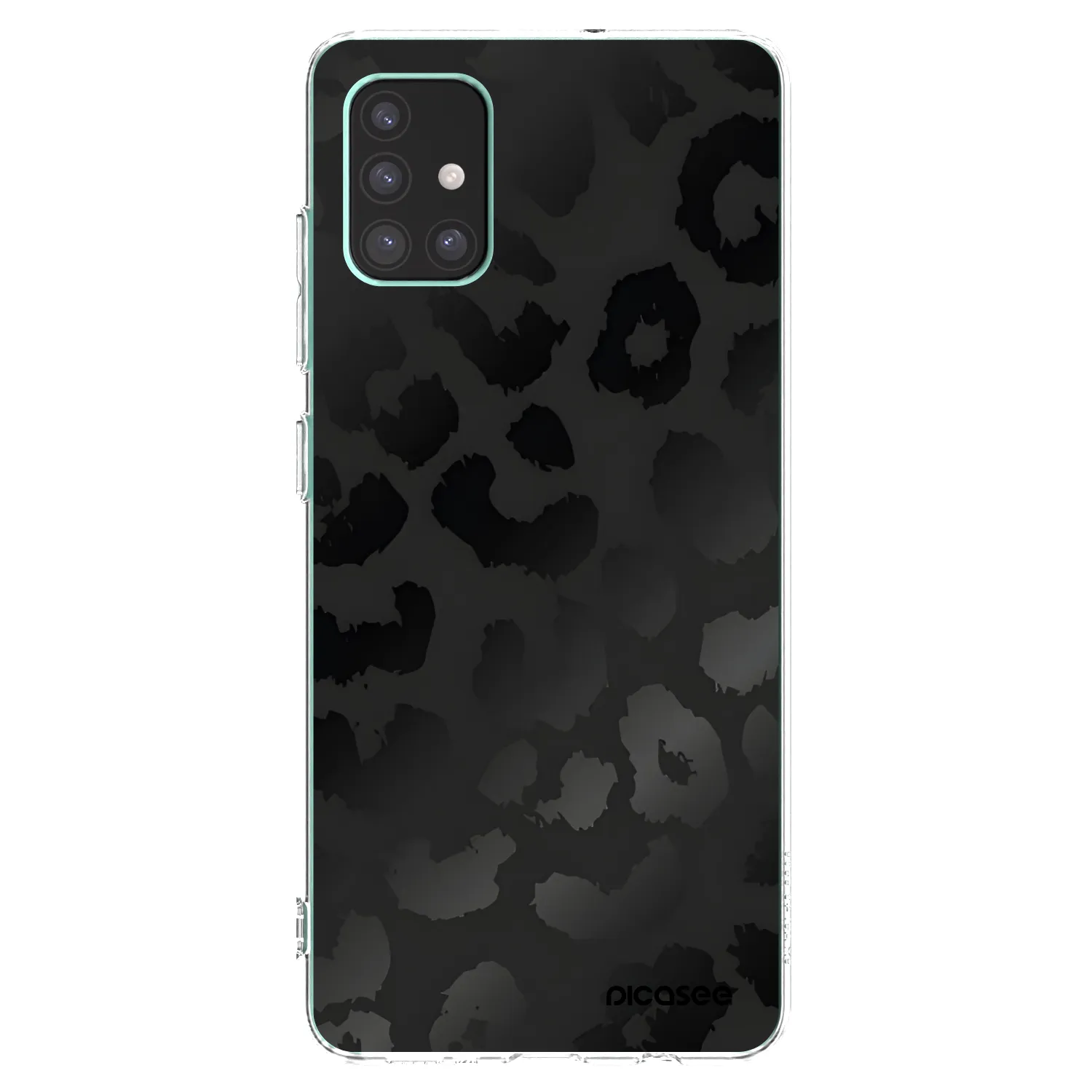 Picasee διαφανής θήκη σιλικόνης Samsung Galaxy M51 M515F - Midnight Leopard