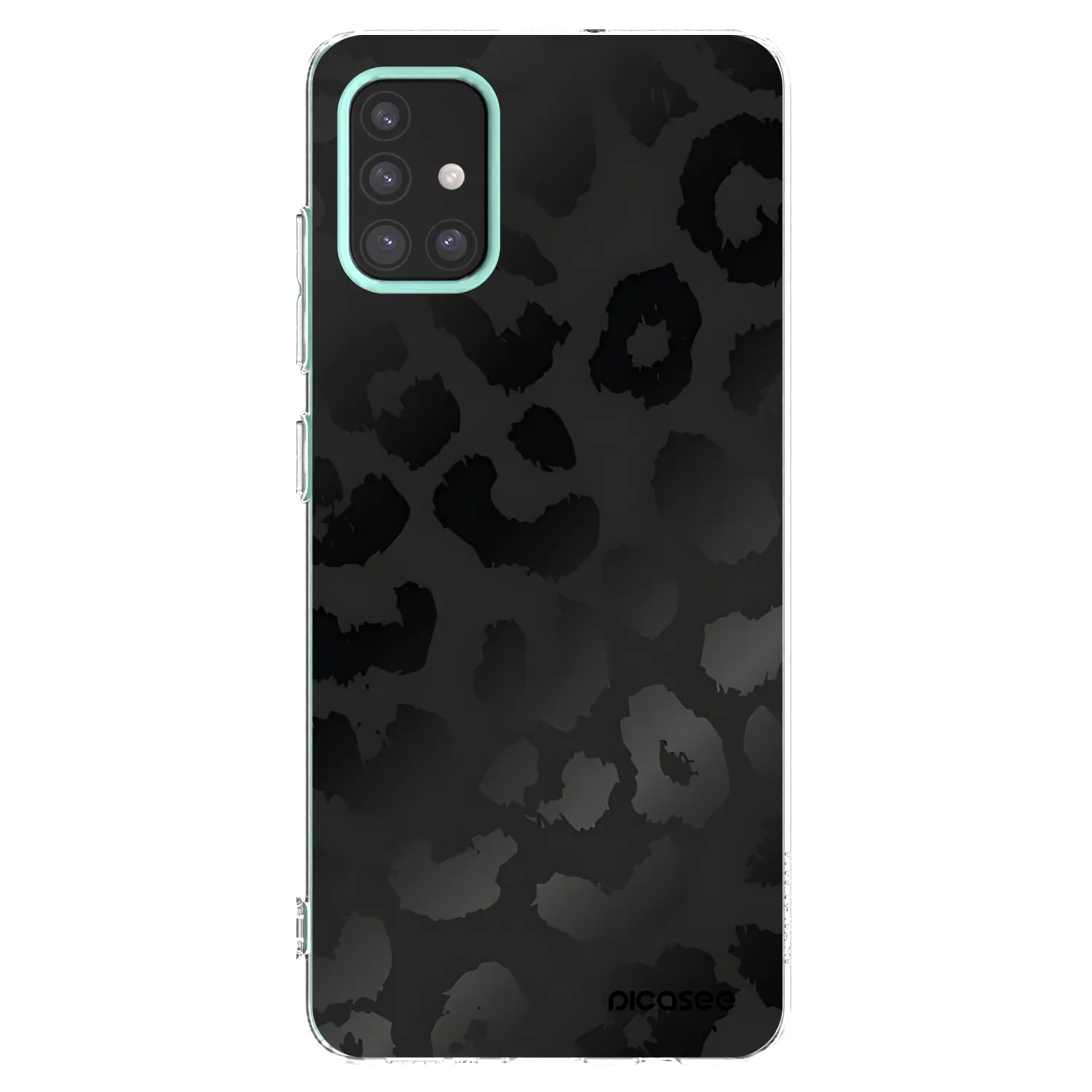 Picasee διαφανής θήκη σιλικόνης Samsung Galaxy M31s - Midnight Leopard