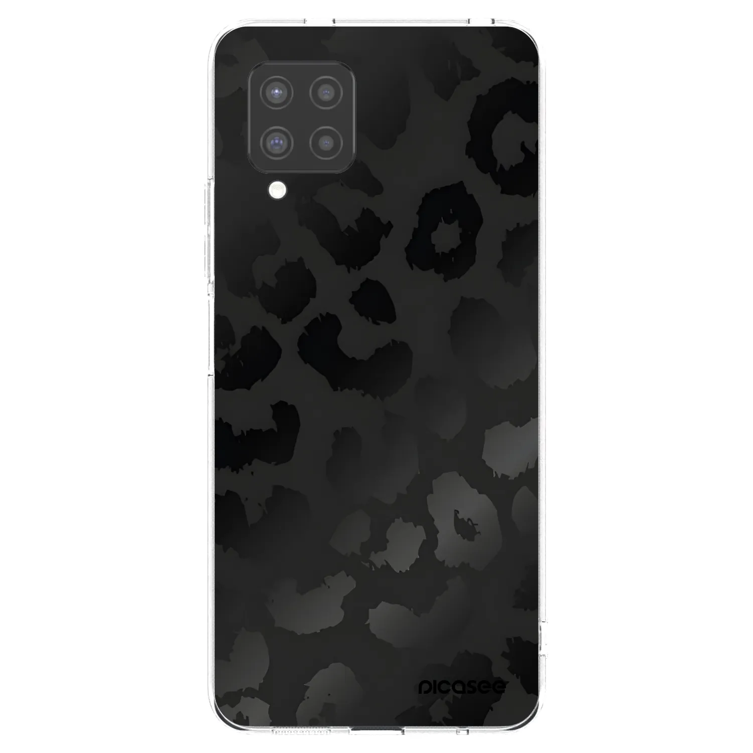 Picasee διαφανής θήκη σιλικόνης Samsung Galaxy A42 A426B - Midnight Leopard