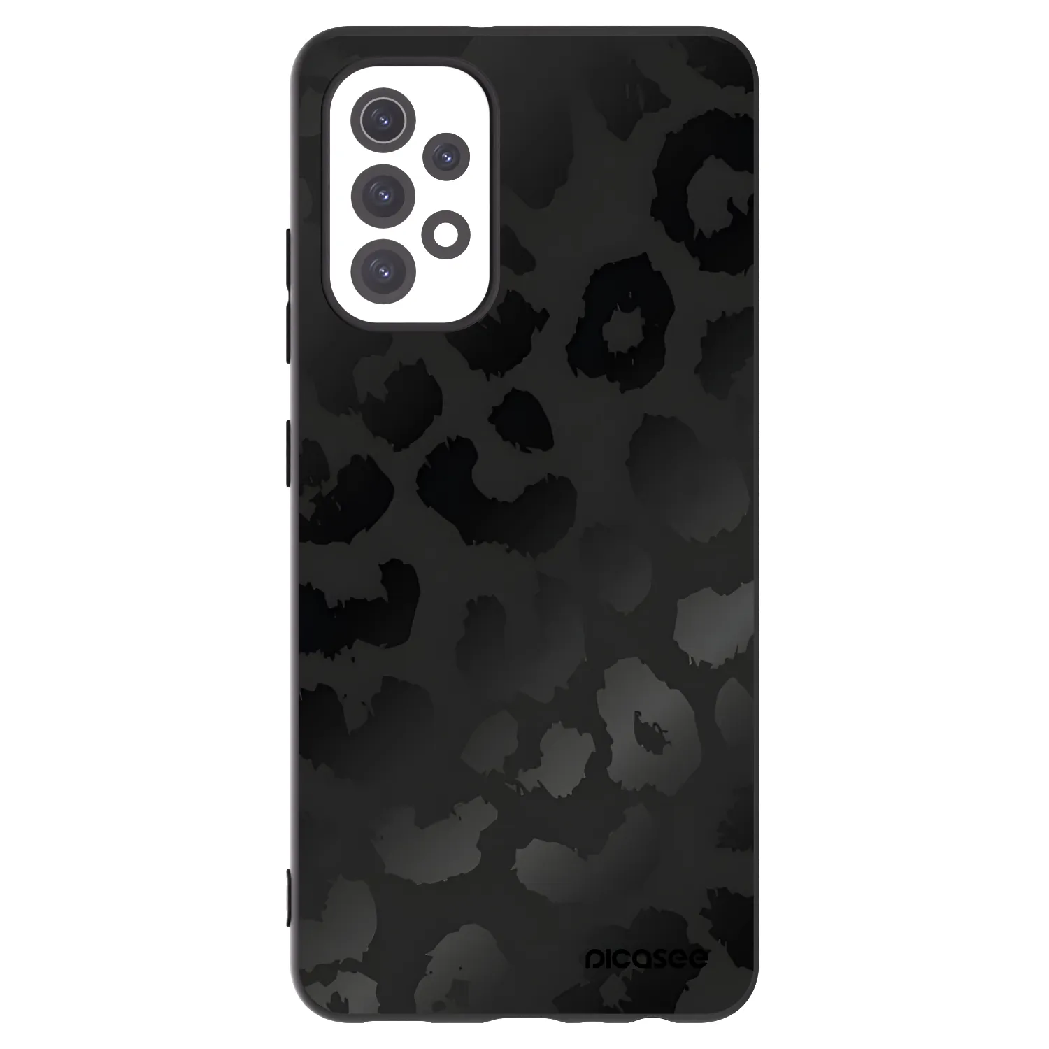 Picasee Μαύρη θήκη σιλικόνης για Samsung Galaxy A32 5G A326B - Midnight Leopard